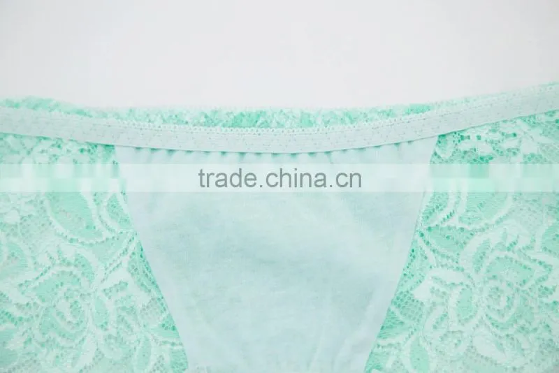 Custom High Quality 100% Silk Sexy Fancy Woman Underwear