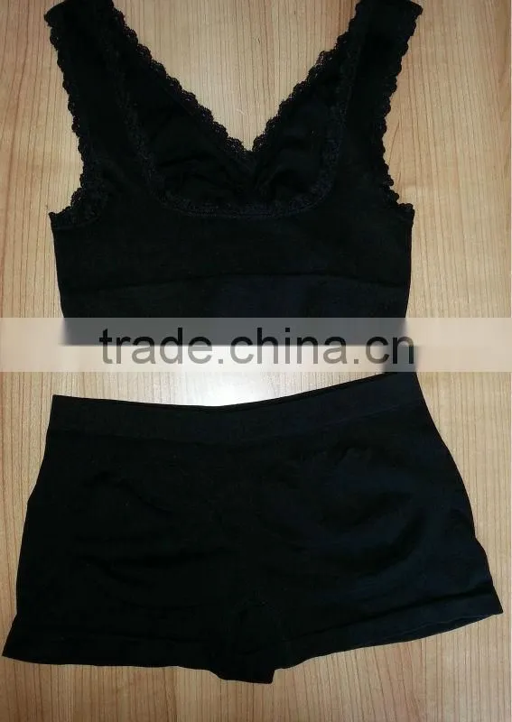 seamless bra set