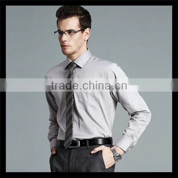 new inventions in china exquisite plain grey color pointed pocket men sleeveless shirts with tie
