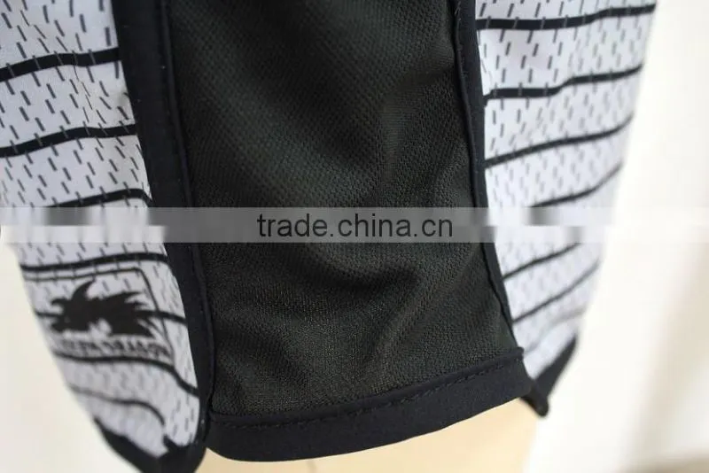 2016 NEW CROSSFIT BLACK AND WHITE STRIPE WOMENS' MMA SHORTS