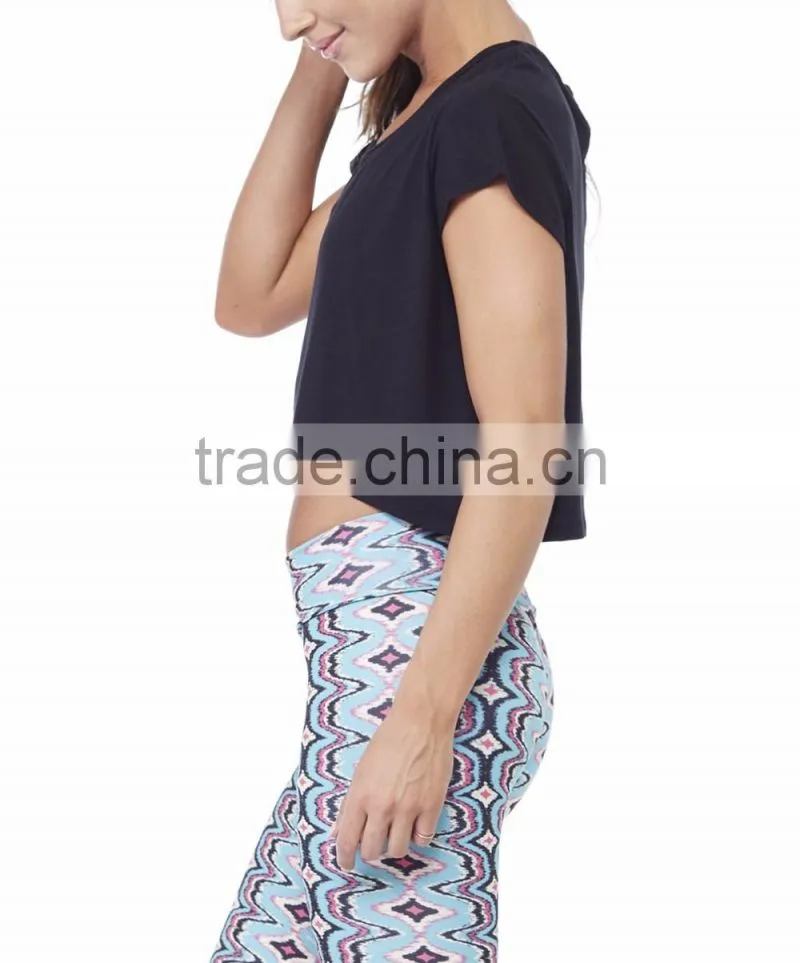 Wholesale Sexy Plain Crop Top Custom Design Cotton Crop Tops