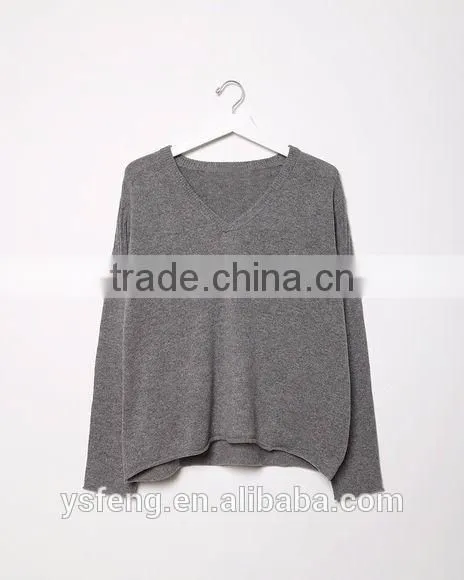 2017 New Design Hand Knitted Woolen Girls Sweater