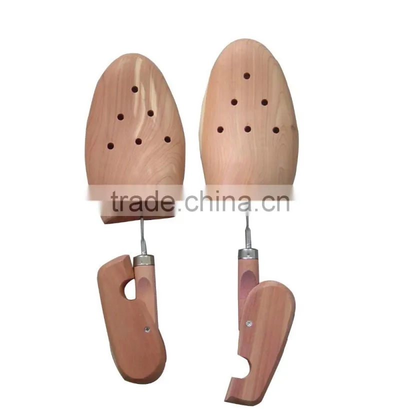 Factory supply different type custom wooden cedar shoe tree