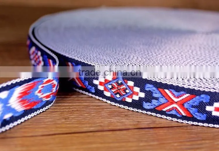 india lace trim jaquard ethnic ribbon geometric embroidery lace for garments