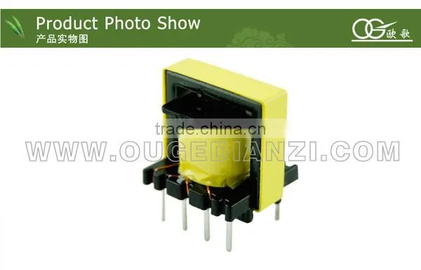 EE16 pcb mounting transformer,vertical,pin5+5