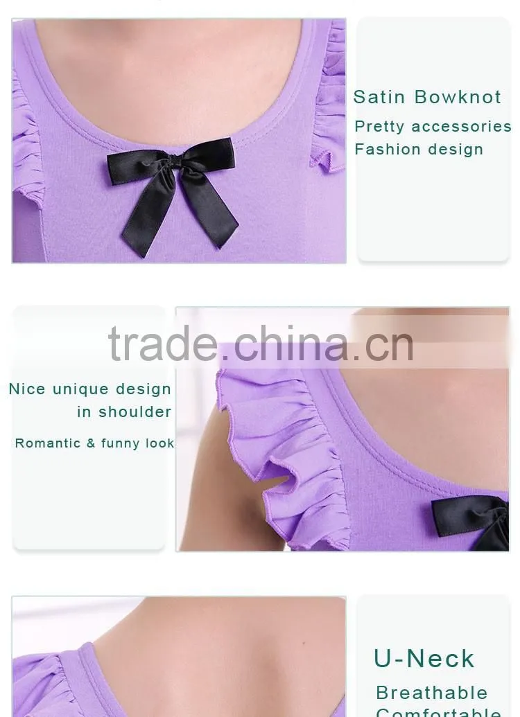 Summer Girls Toddler Ballet Tutu Dress Sleeveless Ballet Dancewear Kids Ballet Practice Leotard