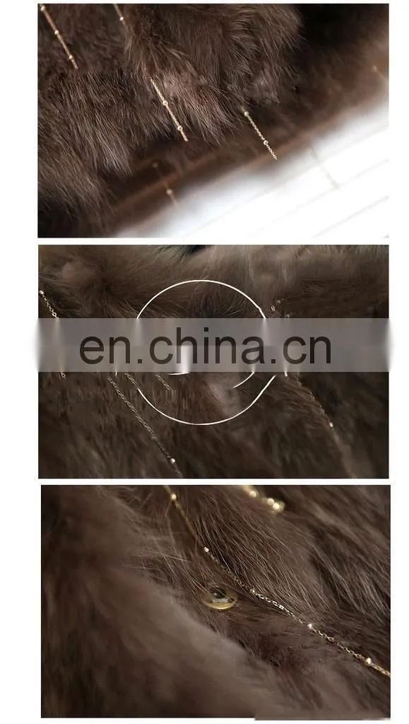 New style hot sale fox fur round collar coat for women winter clothes parka