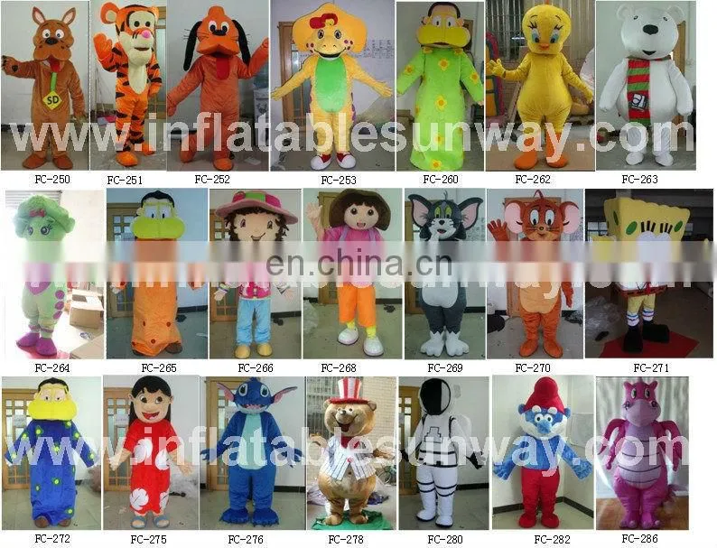 Pocoyo cartoon character mascot fur costume FC-302
