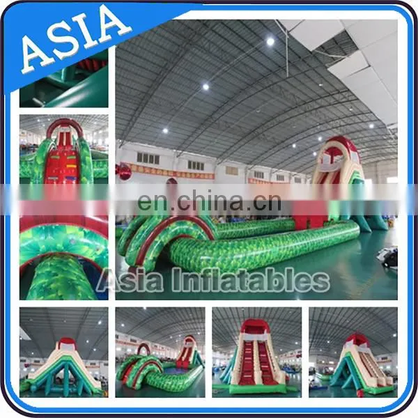 Full Digital Printing Inflatable Open Water Park Games , Inflatable Water Land Park