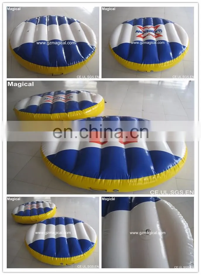 Inflatable round cushion inflatable water mattress inflatable water toys
