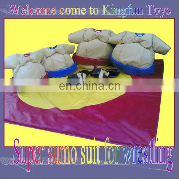 Yellow adult sumo suit for wrestling