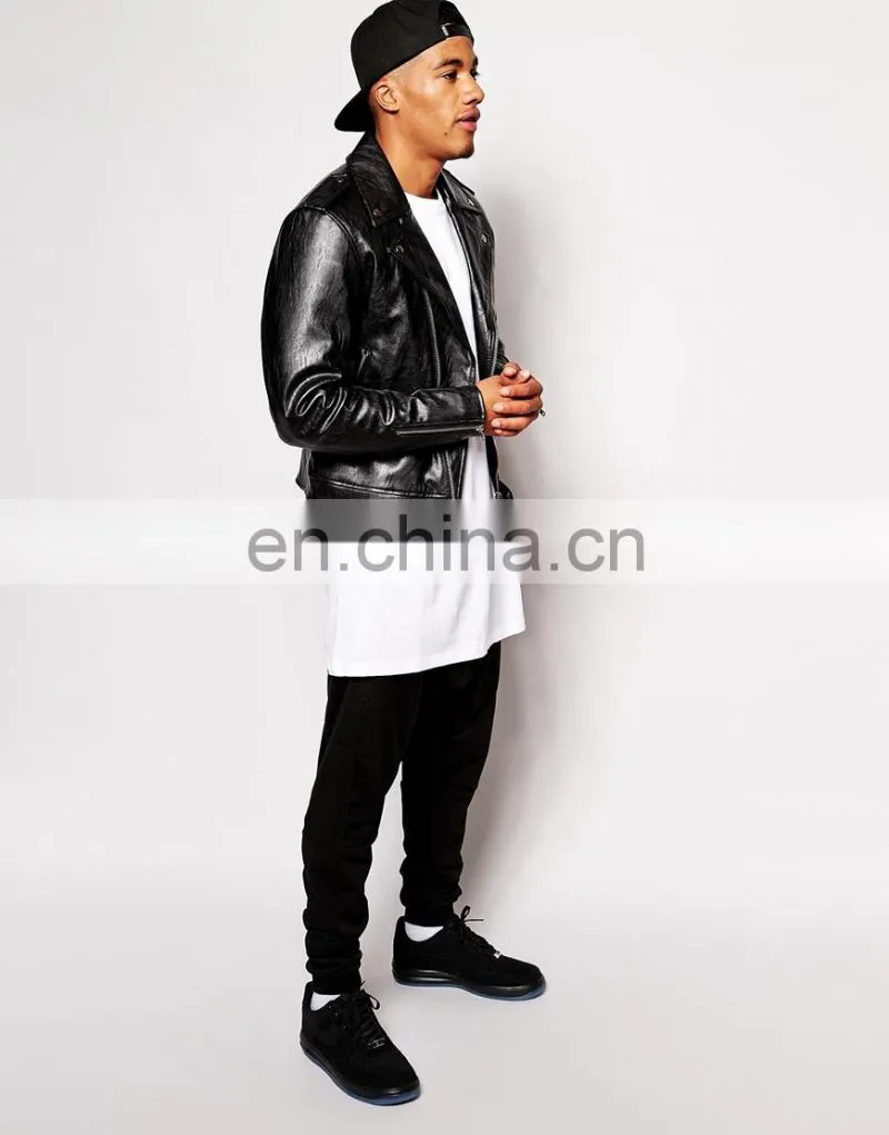 2014 Fashion Colletctions Men's Faux Leather Jacket