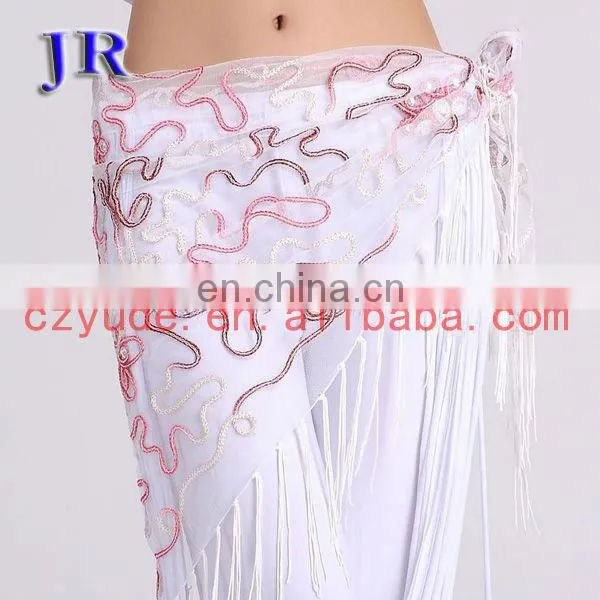 High embroidery net cloth belly dance waist belt Y-2018#