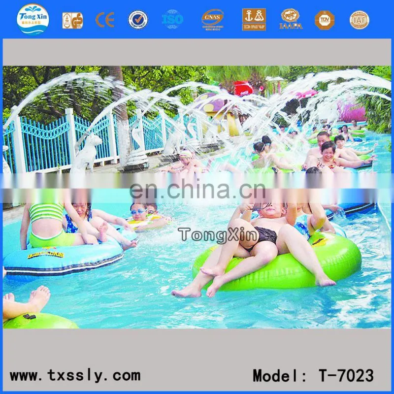river barge for sale,crazy river for amusement park/outdoor playground
