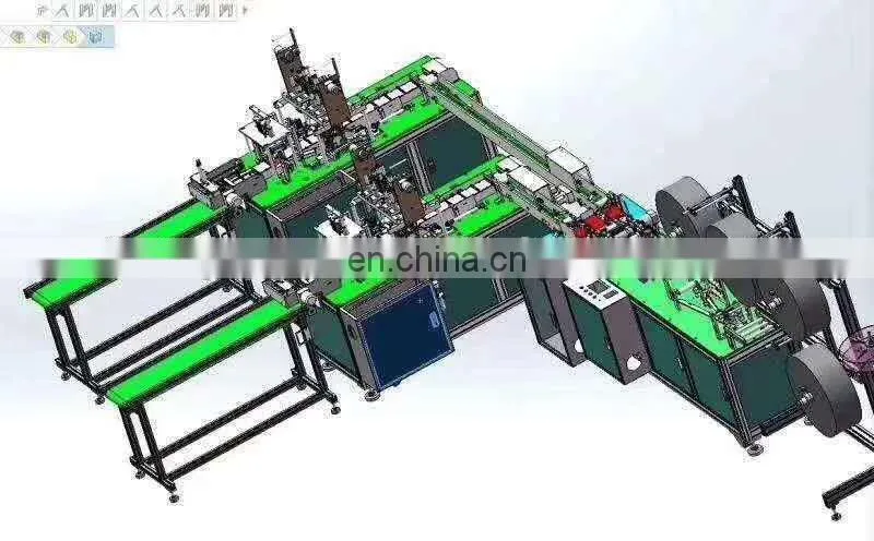 Mask making and earloop welding machine N95 mask earloop welding machine