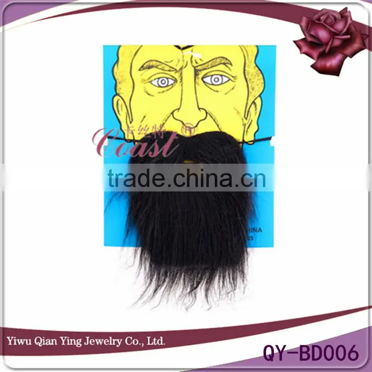 artificial fake big black beard for sale
