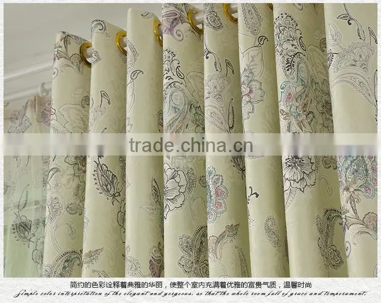 High quality hot selling fabric curtain ready made curtain