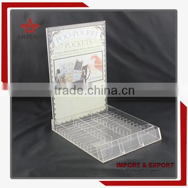 Good quality factory price clear acrylic nail polish display rack