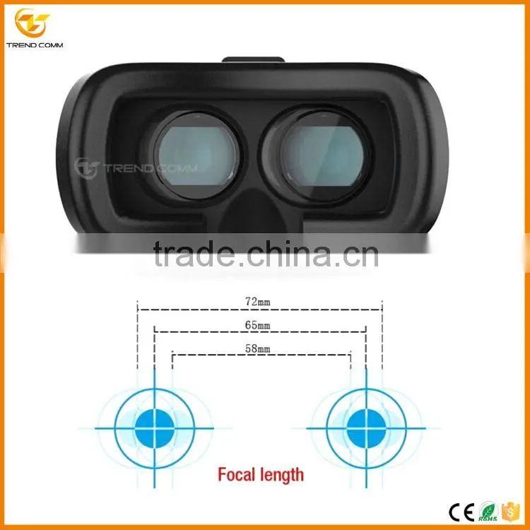 3D Glasses Type and 3D Virtual Reality Glasses Headset 3D Glasses Type Hd for Vr Box 2.0