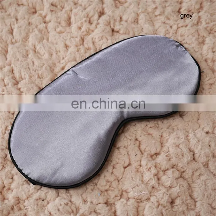 Factory Direct Sale Luxury 100% Silk Eyes Mask For Travel Eye Pouch Sleeping Eyemask With Custom Logo