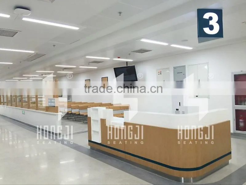 Italy design public area seating bustation Waiting Chair with armrest H60B-3-E