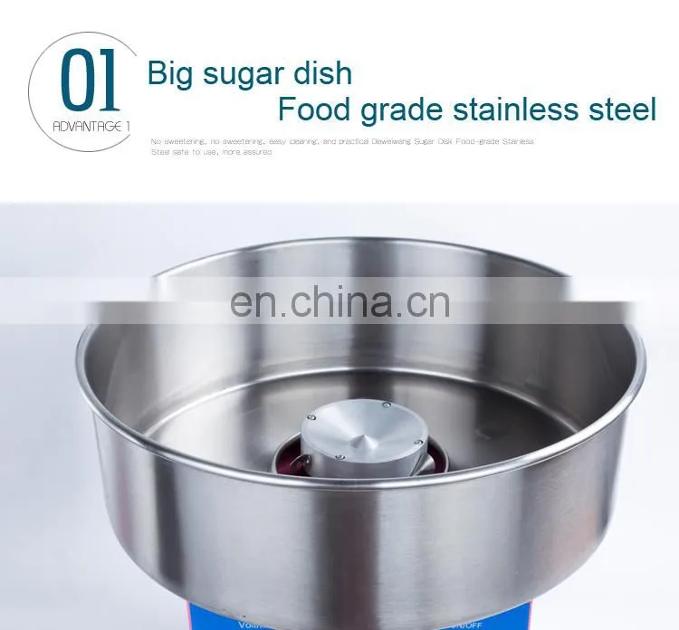 110V/220V Commercial Sweet Cotton Candy Maker Electric Automatic Marshmallow Flower Fancy Candyfloss Sugar Floss Machine US EU