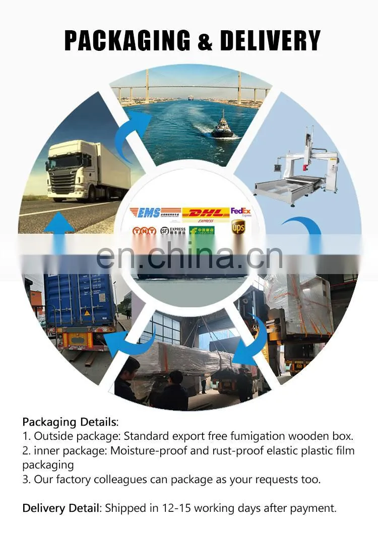 Wood Mould and Carving Woodworking CNC Router Machine 5 Axis 360 Degree Swing Wood Milling Machine