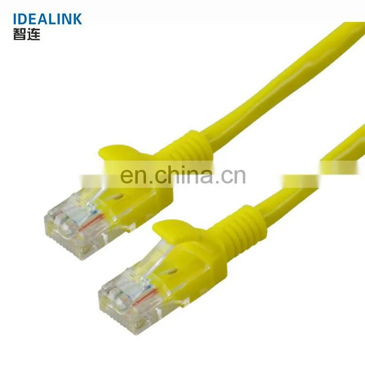 Low price used free sample CCA network 1m patch cable , 4 pairs 26awg utp cat6 patchcord