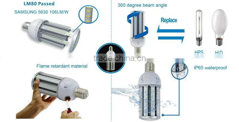36w high lumen led streer light HPS/MHL/HID replacement