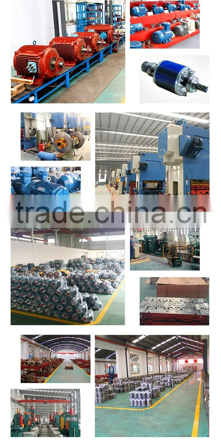 4kw 4 pole YCT magnetic speed adjustable motor