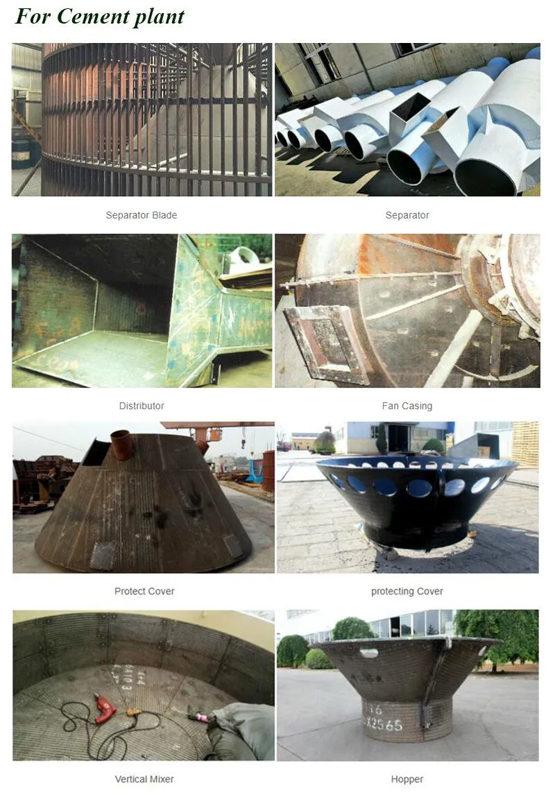 chromium carbide bimetal steel plate mud bucket excavator wear liners