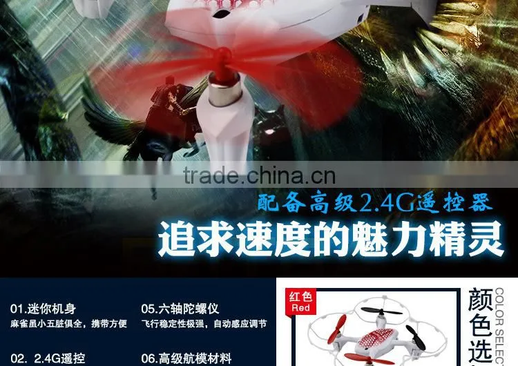 2014 New micro Quad Copter LEAD HONOR LH-X2 2.4G 4channel micro camera quadcopter china manufacture