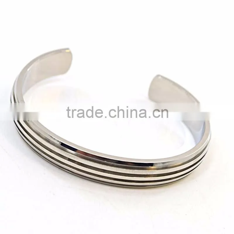 new gold chain design for men blank stainless steel cuff bracelet