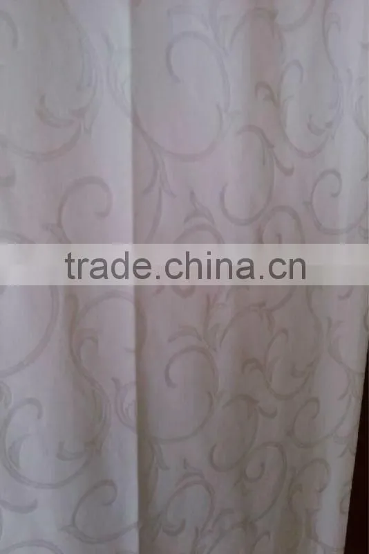 100% cotton white bedding fabric which density is more than 250tc