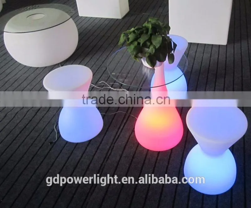 New PE plastic Stool with LED light & remote control YXF-3042