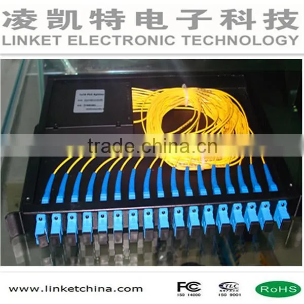 2*32 Fiber Optic 19" Rack PLC Splitter