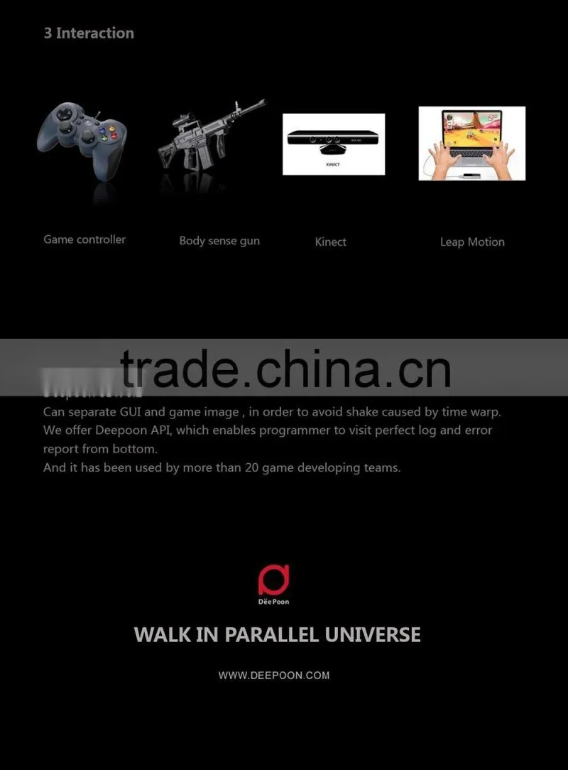 Popular sex gadgets intelligent glasses all in one vr-glasses DeePoon E2 headset wholesale alibaba
