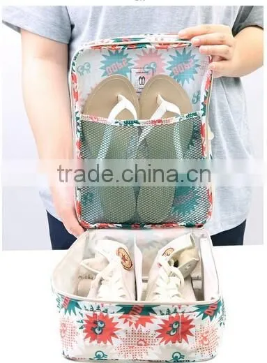 AN651 ANPHY Shoes storage box for journey,mult-function shoes storage package,3 pairs shoes storage bag