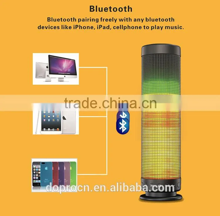 Dream speaker Colorful Bluetooth Speaker Fantasy LED Light Party Speaker with music rhythmic light