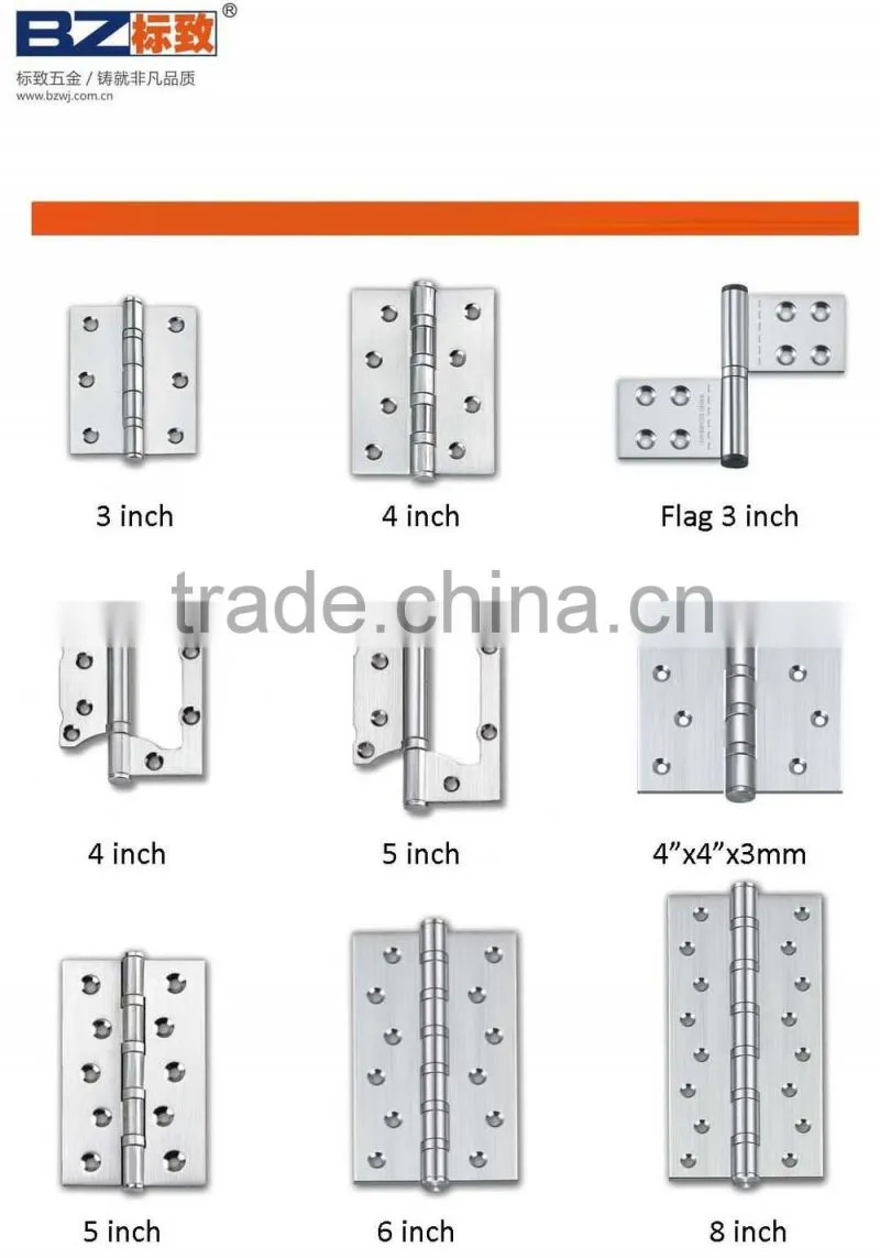 6 inch ball bearing hinge 6"x3.5"x3mm