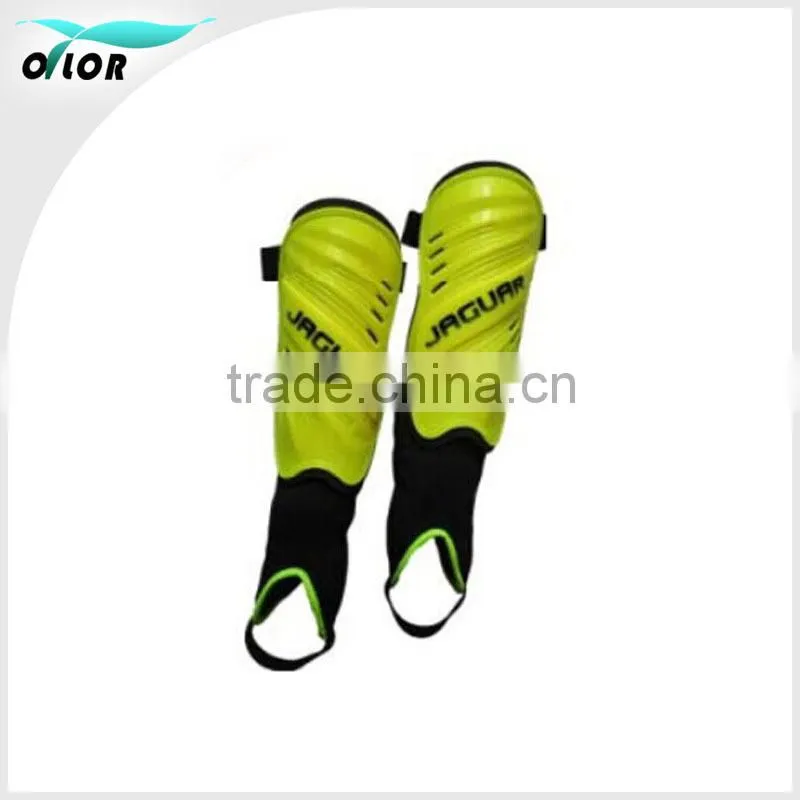 Custom elastic football shin pad with elastic strap