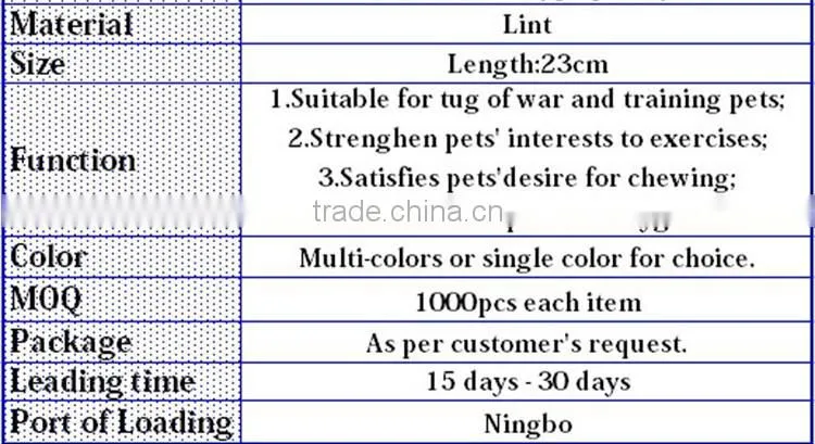 2015 cangnan new product stuffed bone type pet toys