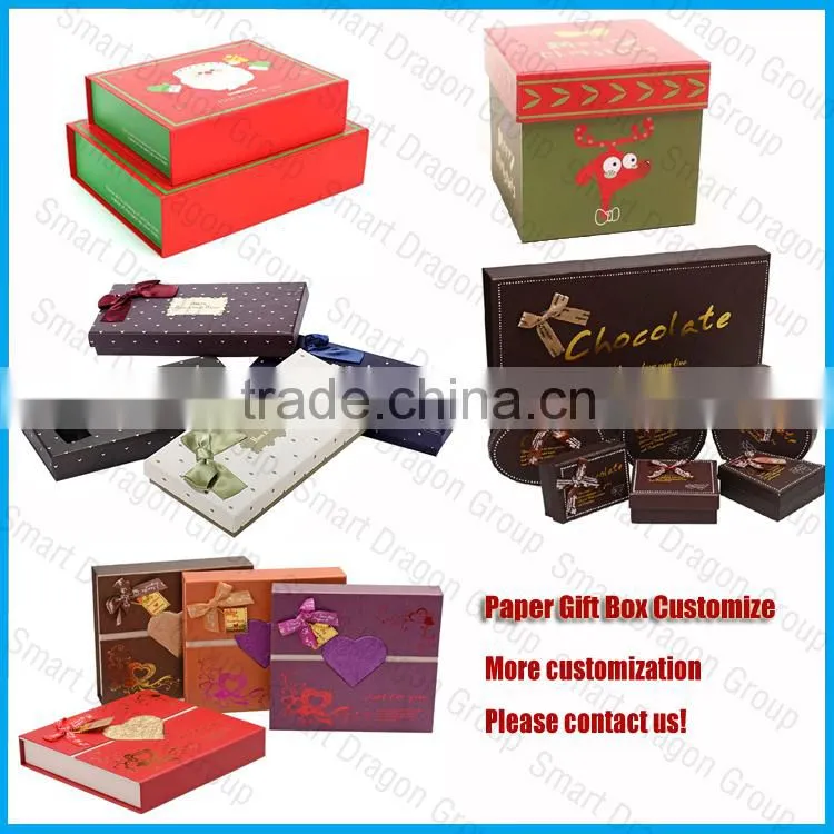 Custom design Paper Gift Box/ Cardboard Paper Wine Packaging