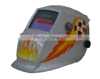 CE Football picture and light auto darkeing welding helmet for mig and tig and mma