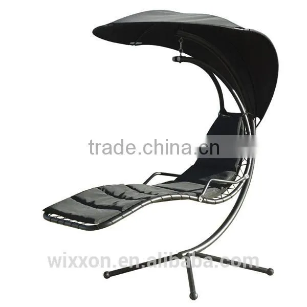 Hot Selling KD Design Metal Stand Helicopter Canopy Outdoor Swing Chair Cushion