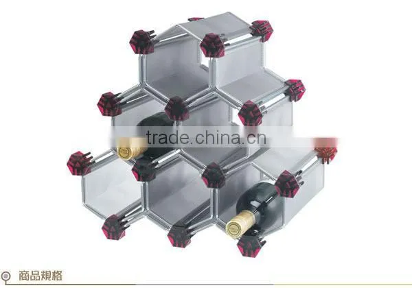 Modern design excellent quality red wine rack