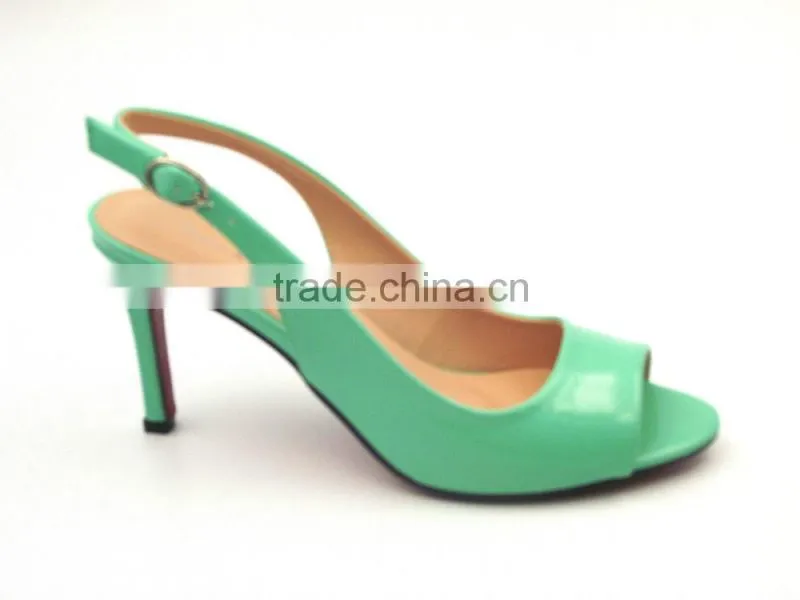shining sexy slingback elegant women heels sandals