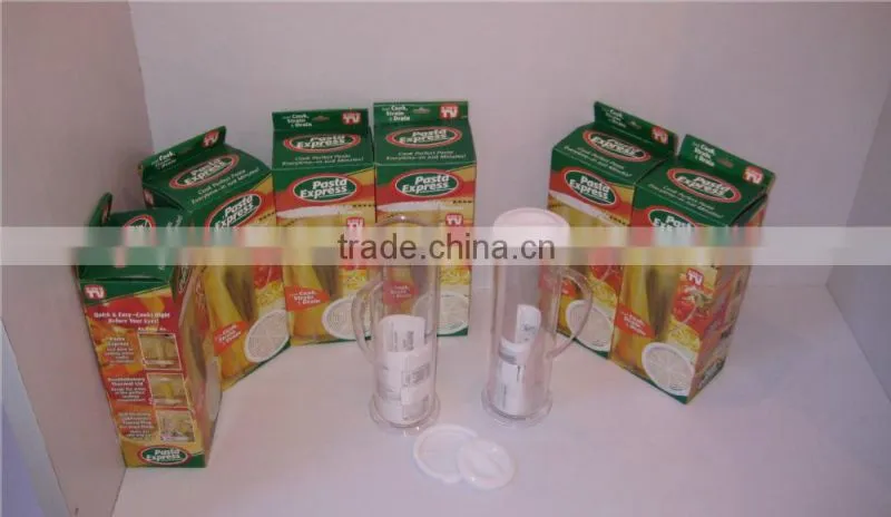 Pasta express/pasta pot,plastic pasta maker/pasta container