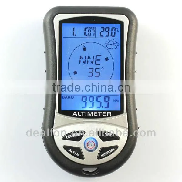 8-in-1Digital Altimeter with Compass/Barometer/Thermometer/Weather Forecast and More