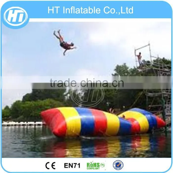 Top Quality 0.9mm PVC Tarpaulin 6m*3m Inflatable Water Blob,Water Pillow